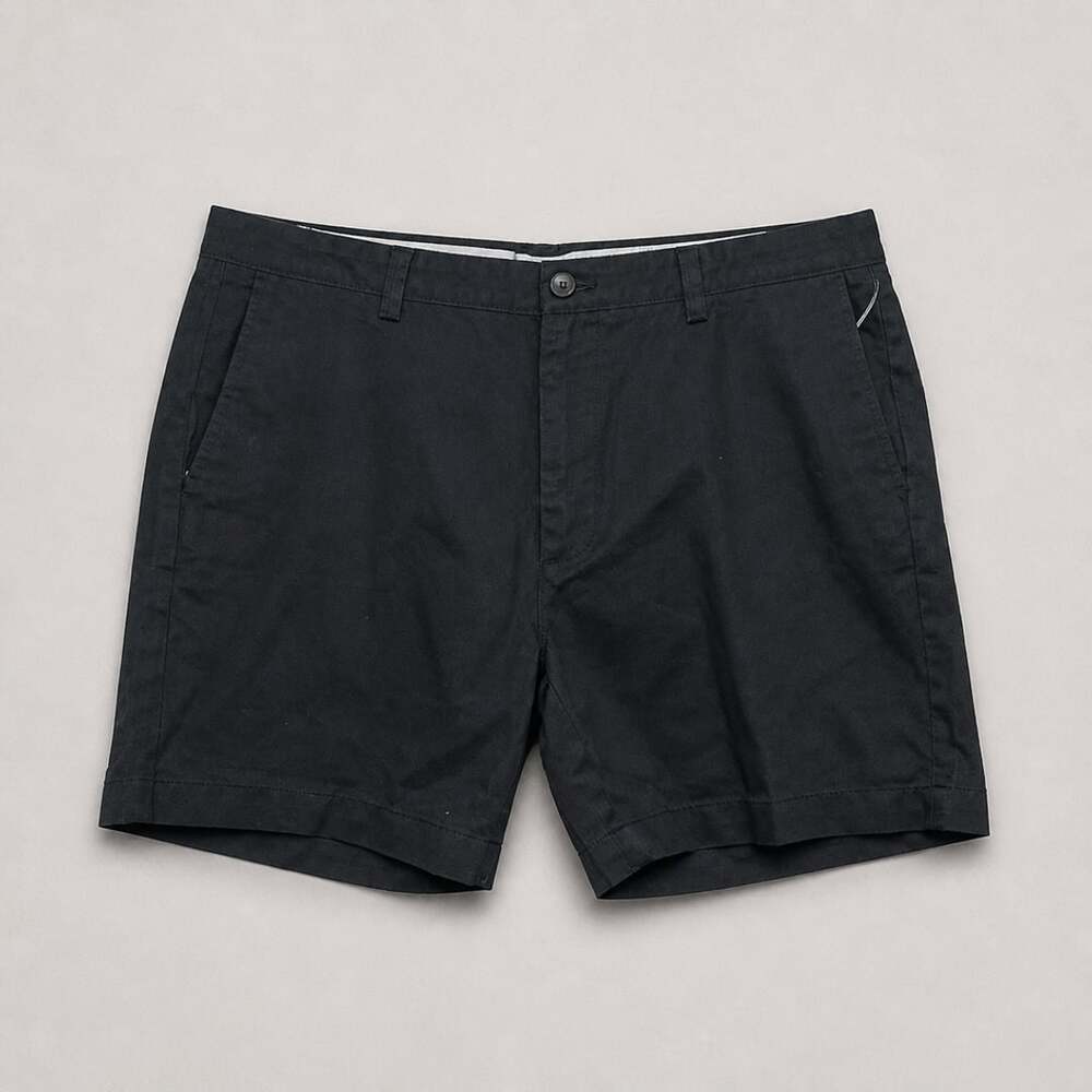 Amazon Essentials Men's Slim-Fit Chino Short 7”, Black 38W